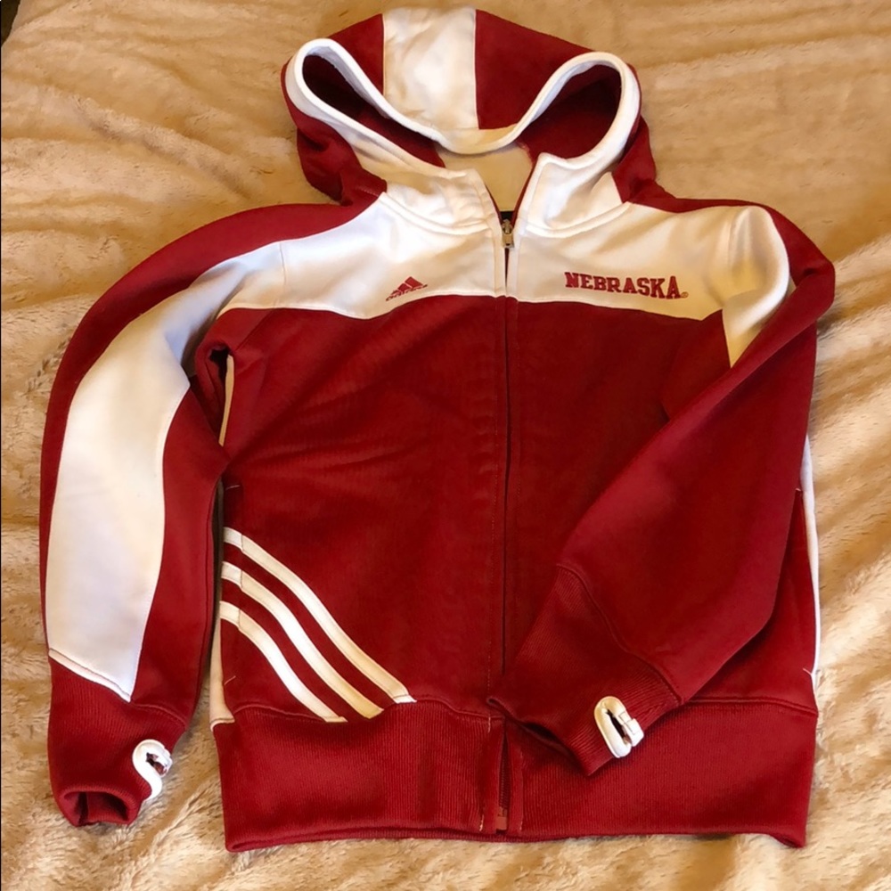 Kids Nebraska zip hoodie